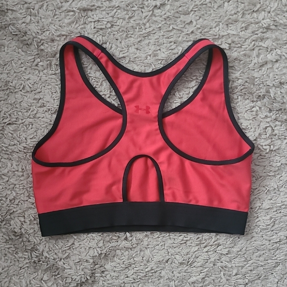 Under Armour Women's Vibrant Red Sports Bra - Picture 5 of 5